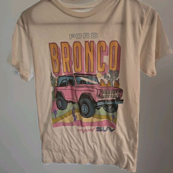 Ford Bronco Licensed Bundle – Plaid Overshirt Jacket + Graphic Tee (XS & L) - Picture 12 of 16